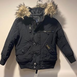 Kid’s Polo Ralph Lauren faux fur trim down parka